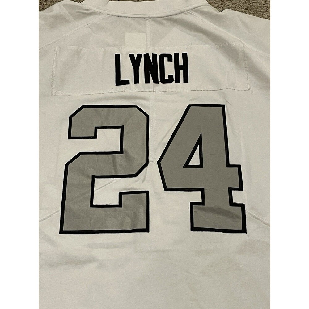 Nike NFL Marshawn Lynch #24 Raiders On Field Stitched Jersey Men's XXLarge - Picture 4 of 5